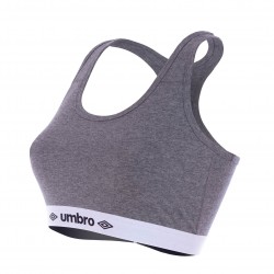 Brassière femme coton Gris