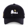 Casquette Capslab Peanuts Dog Noir vue de face