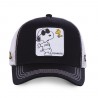 Casquette Capslab Peanuts Noir vue de face Casquette Capslab Peanuts Noir vue de face