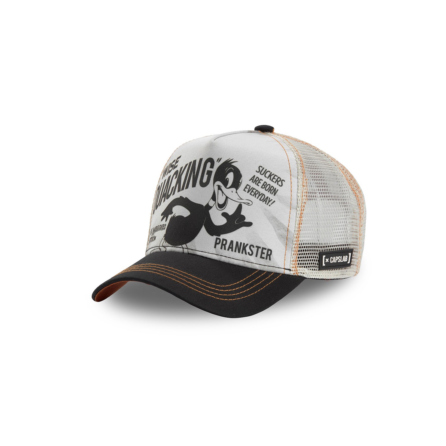 Casquette Capslab Looney Tunes Daffy Beige Casquette Capslab Looney Tunes Daffy Beige