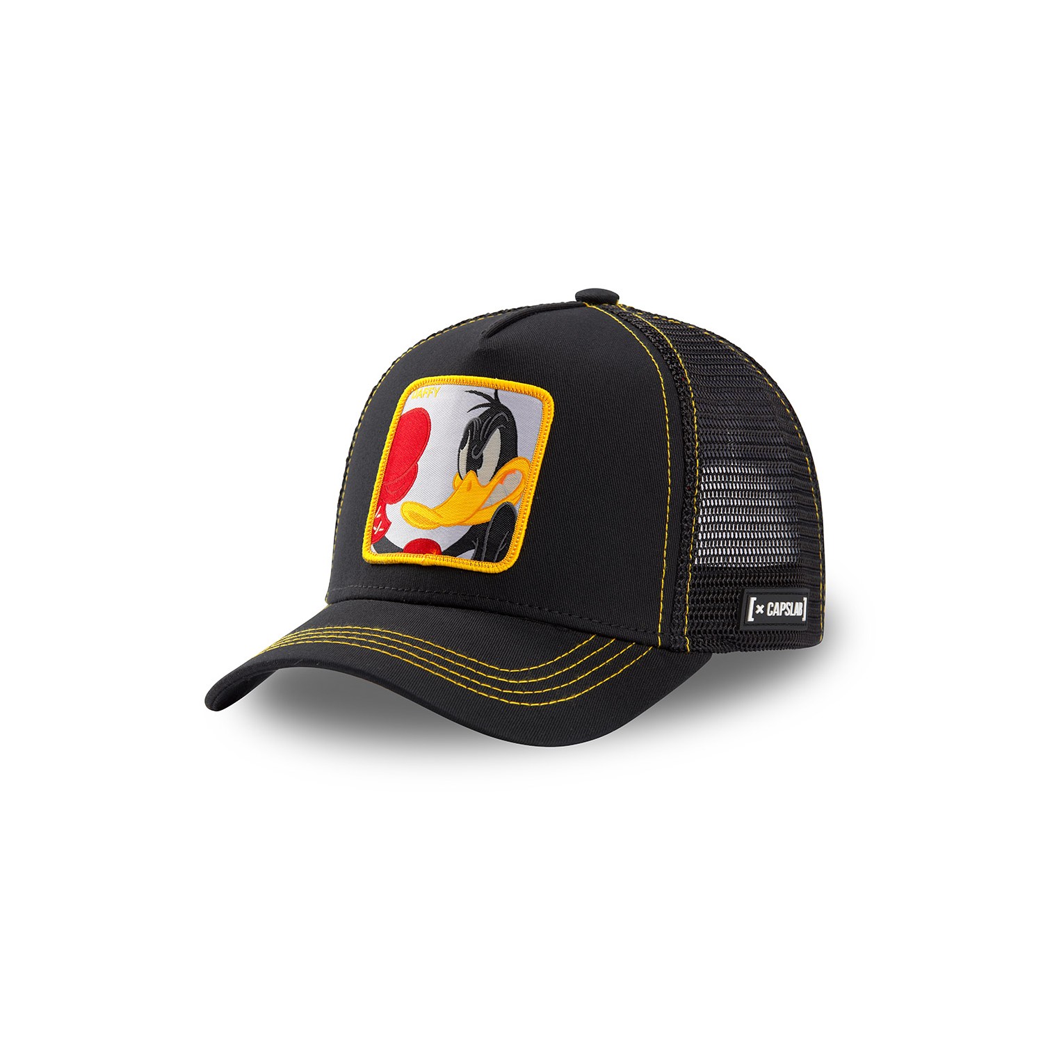 Casquette Capslab Looney Tunes Daffy Noir et Jaune Casquette Capslab Looney Tunes Daffy Noir et Jaune