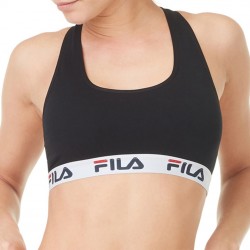 Brassière coton femme coloris noir fila