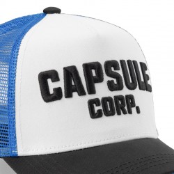 Casquette Capslab Dragon Ball Z 4 Capsule Corp Blanc