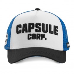 Casquette Capslab Dragon Ball Z 4 Capsule Corp Blanc
