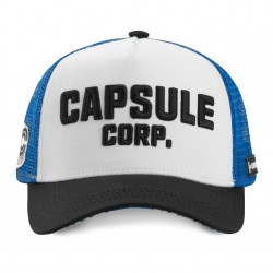 Casquette Capslab Dragon Ball Z 4 Capsule Corp Blanc