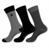 Lot de 3 Paires de Chaussettes de ville coton homme peigné doux