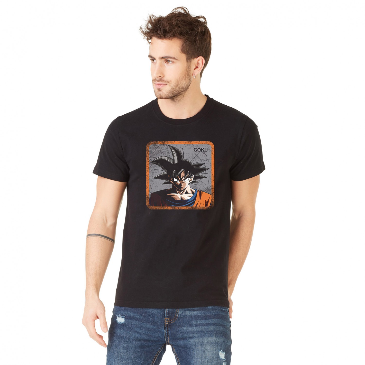 T-Shirt homme Dragon Ball Z Goku  Noir