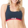 Lot de 3 Brassières coton Fila FU6048 Gris, Navy et Blanc Lot de 3 Brassières coton Fila FU6048 Gris, Navy et Blanc