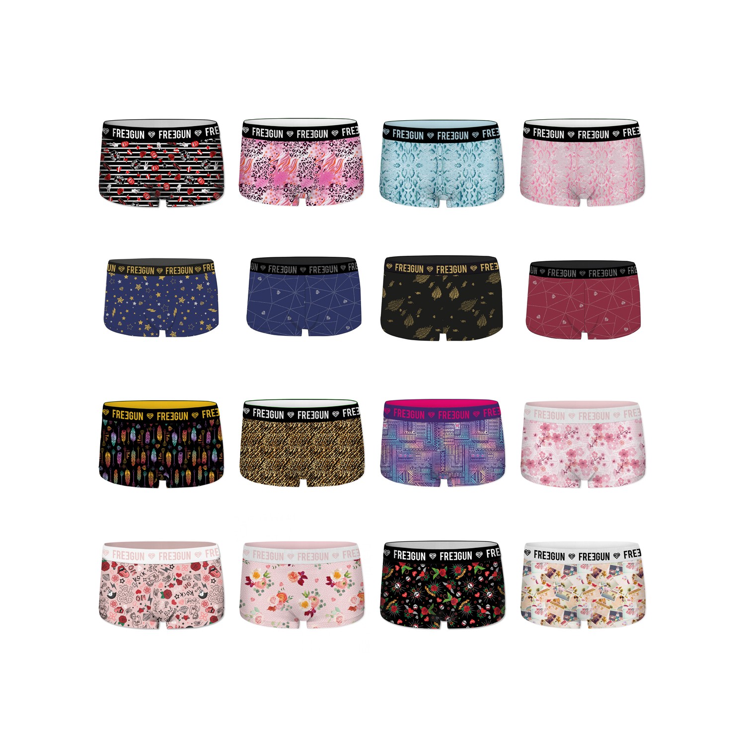 Lot de 3 Shortys fille Pack Surprise Lot de 3 Shortys fille Pack Surprise