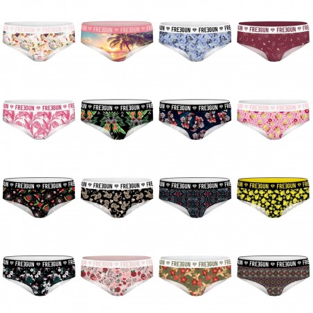 Pack Surprise de 5 Boxers fille freegun