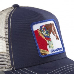 Casquette Baseball Snapback Champion zoom sur le patch avant