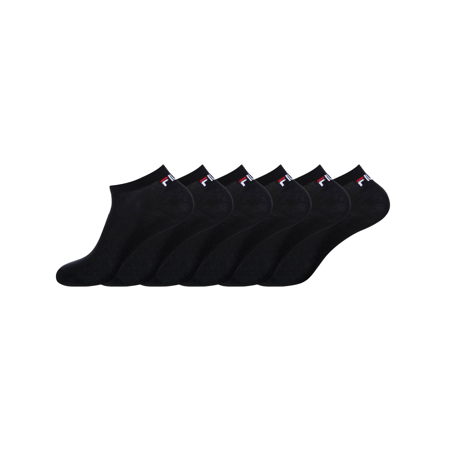 Lot de 6 paires de Tiges courtes homme Fila Noir