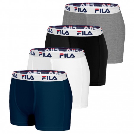 Lot de 4 Boxers coton homme