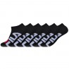 Lot de 6 paires de Tiges courtes homme 9199 Fila Noir