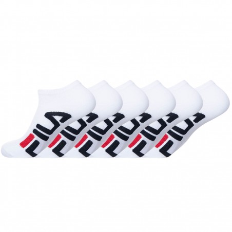 Lot de 6 paires de Tiges courtes homme 9199 Fila Blanc