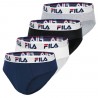Lot de 4 slips coton homme Fila FU5015