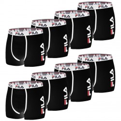 Lot de 8 Boxers Coton homme Fila 5040 Noir