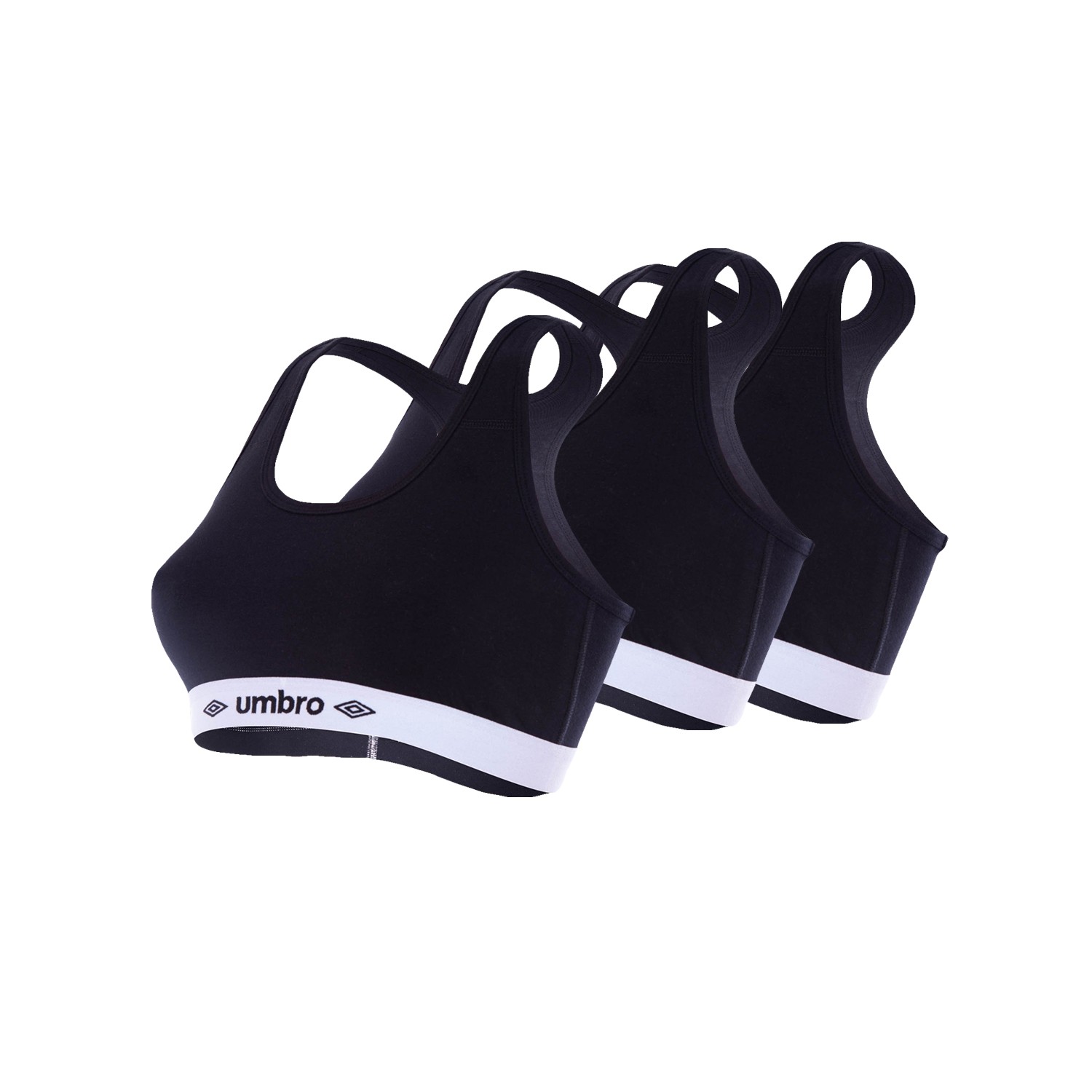 Lot de 3 brassières femme en coton Lot de 3 brassières femme en coton