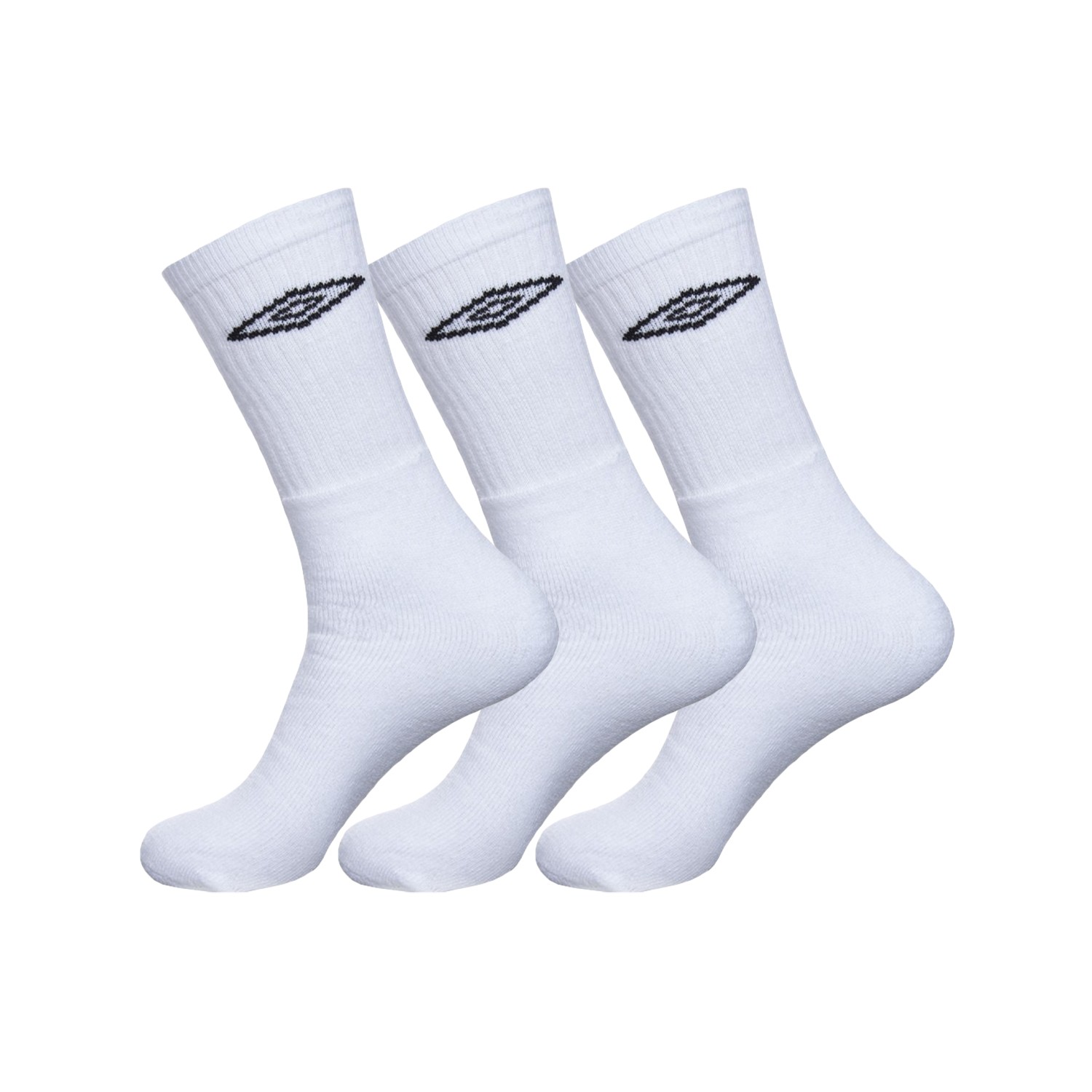 Lot de 3 Chaussettes tennis Umbro homme Blanc