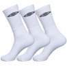 Lot de 3 Chaussettes tennis Umbro homme Blanc Lot de 3 Chaussettes tennis Umbro homme Blanc