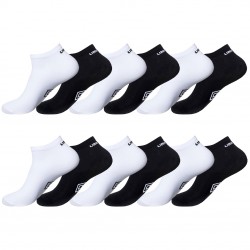 Lot de 12 Paires de Sneackers Noir Et Blanc 39/42