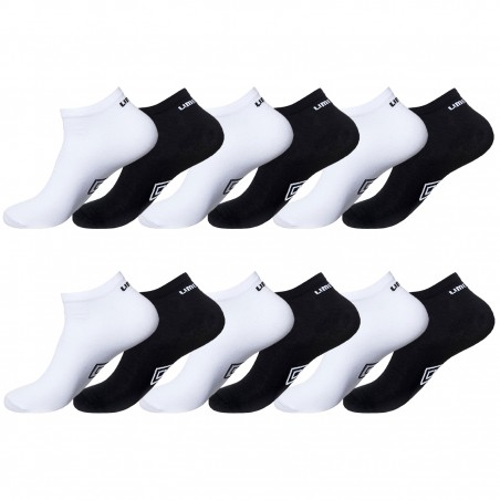 Lot de 12 Paires de Sneackers Noir Et Blanc 43/46