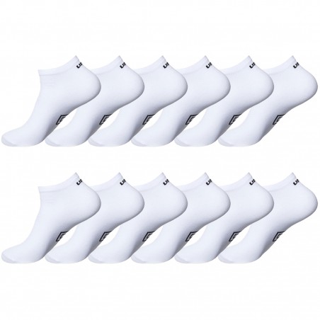 Lot de 12 tiges courtes noires UMBRO homme Blanc