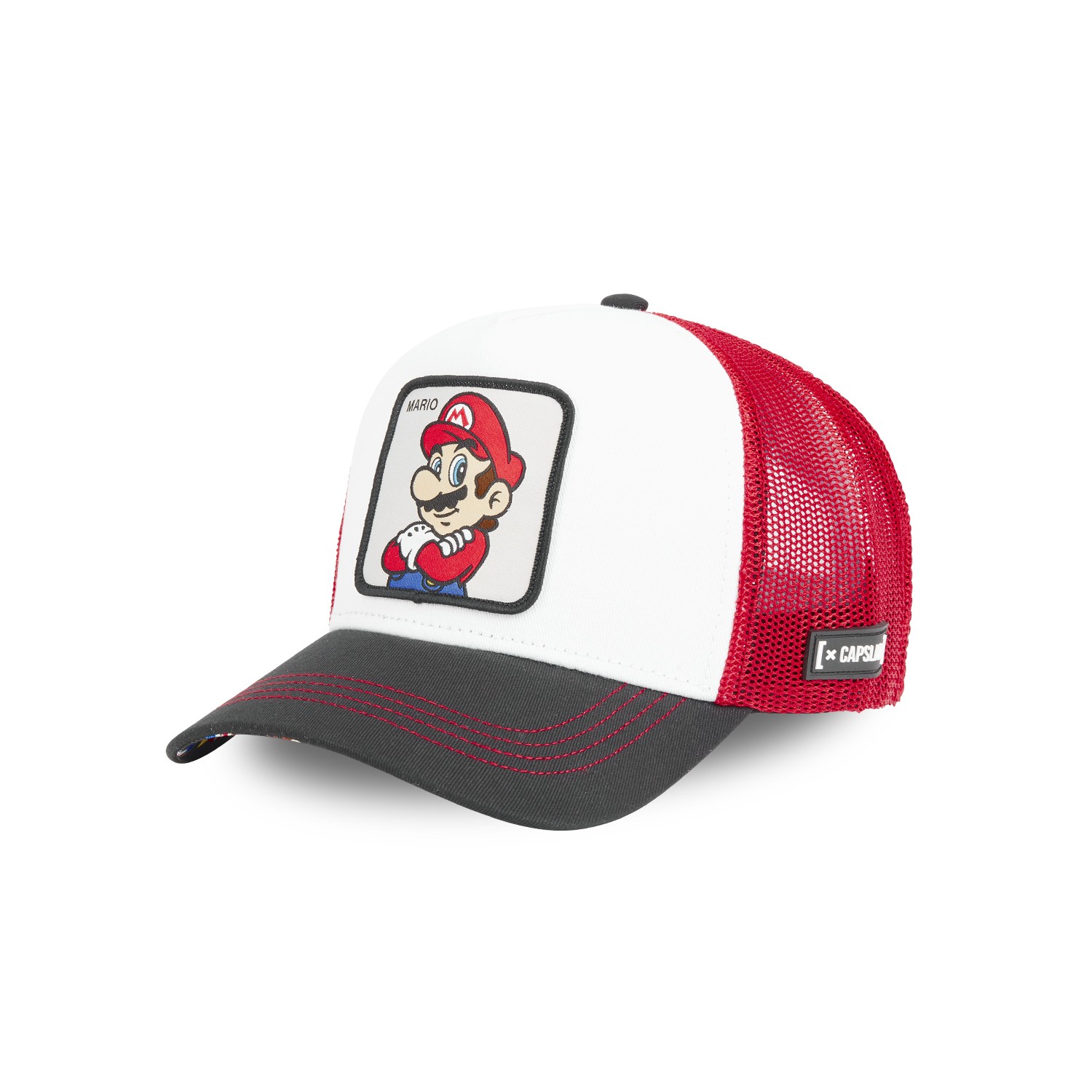 Casquette Trucker Super Mario Blanc Casquette Trucker Super Mario Blanc