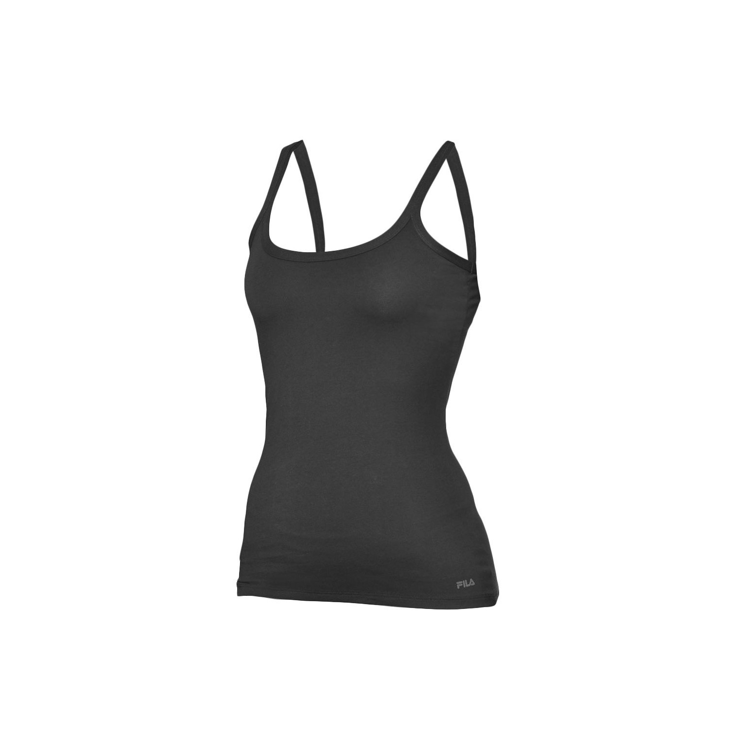 Debardeur coton femme Fila Noir