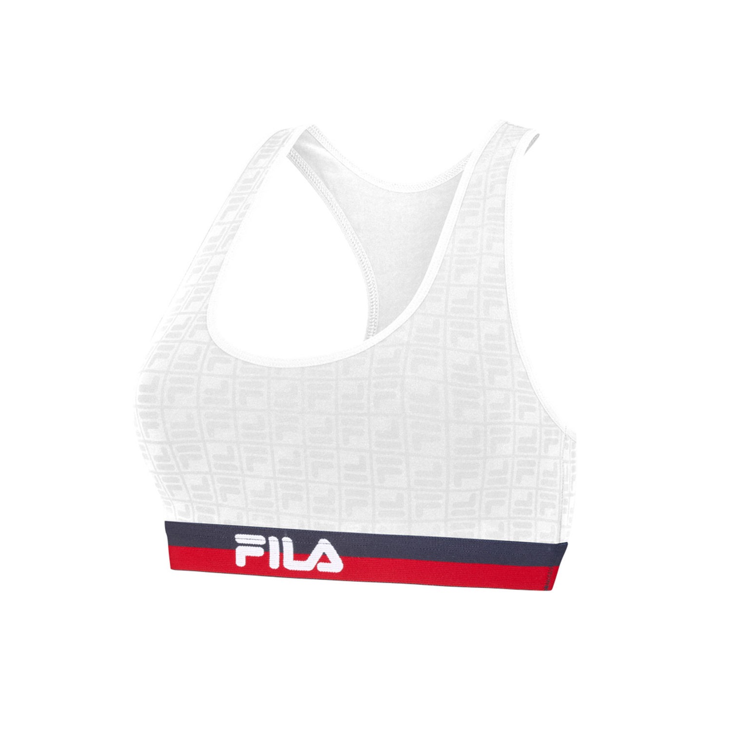 Brassiere coton femme Fila 6056 Blanc