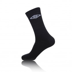 Lot de 20 paires de chaussettes tennis homme UMBRO Noir