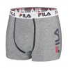 Lot de 4 Boxers Coton homme Fila 5040 Noir et Gris
