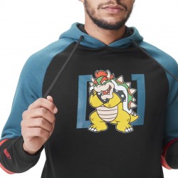 Sweat à capuche homme Super Mario Bowser