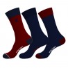 Lot de 3 Paires de Chaussettes de ville coton homme peigné doux