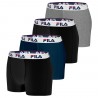 Lot de 4 Boxers coton homme FU5016 Uni