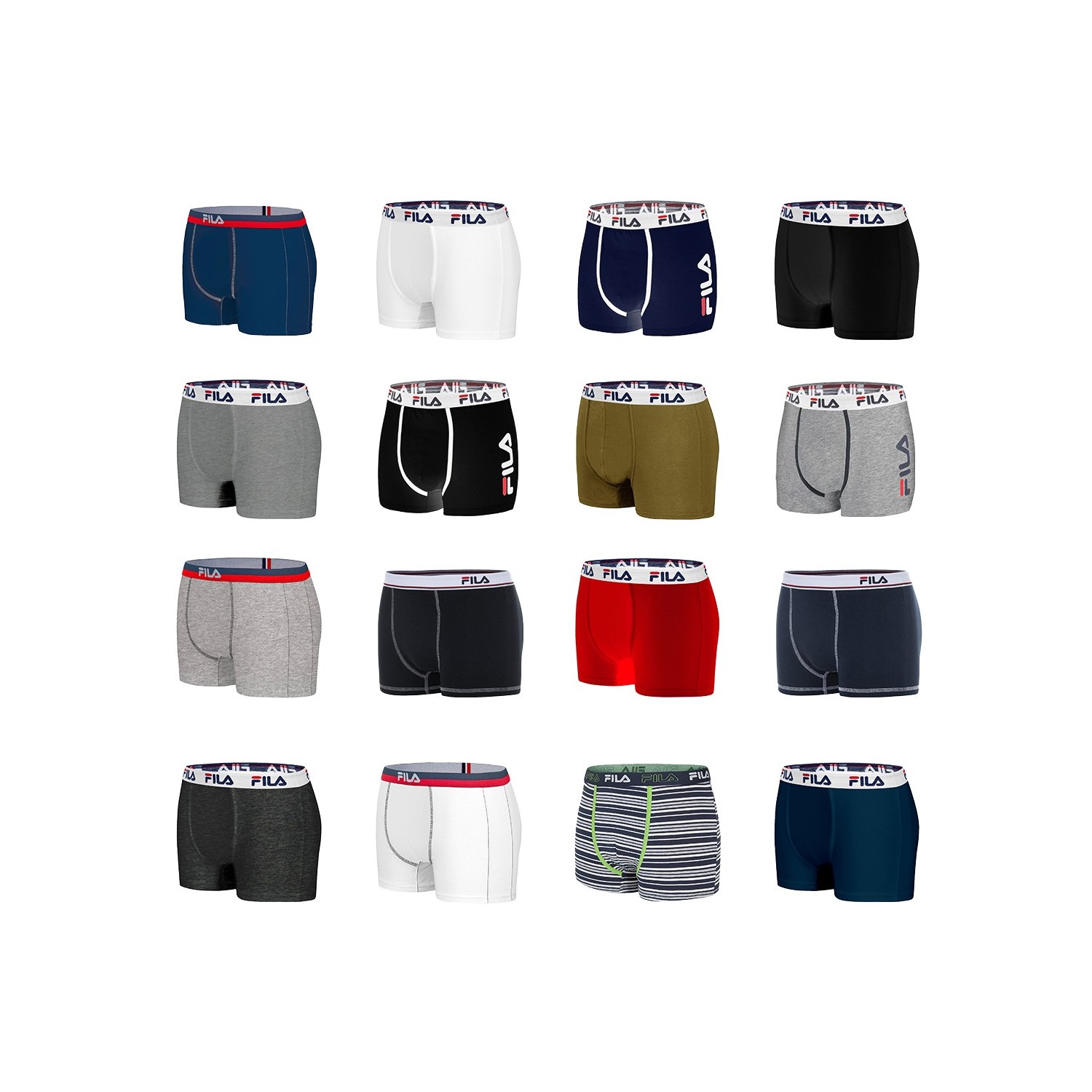 Pack Surprise de 6 Boxers coton homme