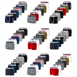 Pack Surprise de 6 Boxers coton homme