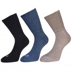 Lot de 3 Paires de Chaussettes femme Warm demi bouclette