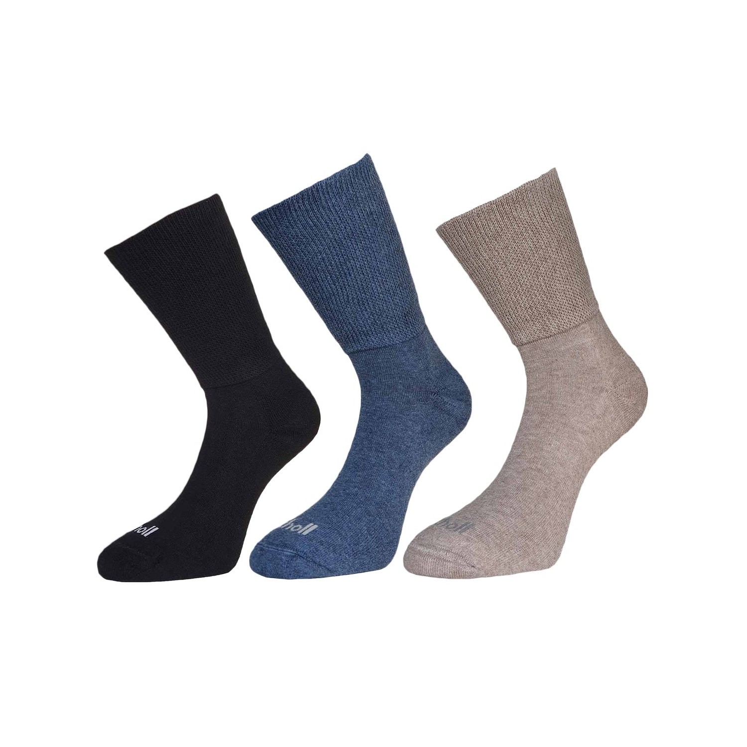 Lot de 3 Paires de Chaussettes femme Warm demi bouclette