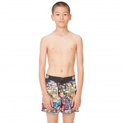 Boardshort Court Freegun garçon ceinture tissée GTA