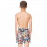 Boardshort Court Freegun garçon ceinture tissée GTA