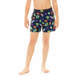 Boardshort court garçon ceinture demi-élastiquée Summer