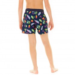 Boardshort court garçon ceinture demi-élastiquée Summer