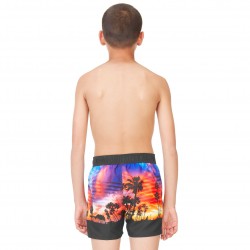 Boardshort Court Freegun garçon ceinture demi-élastiquée California