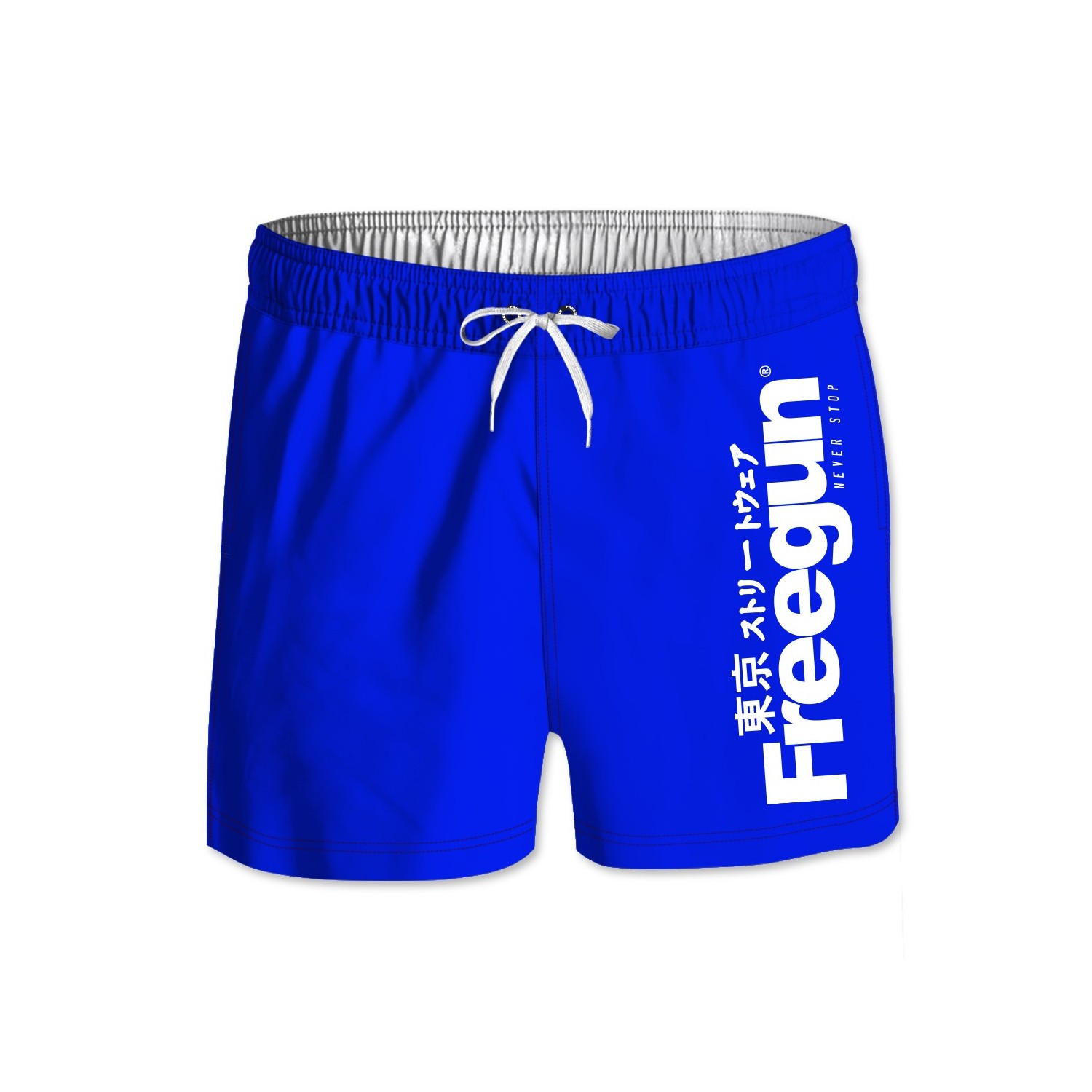Boardshort Court Freegun garçon ceinture élastique Logo