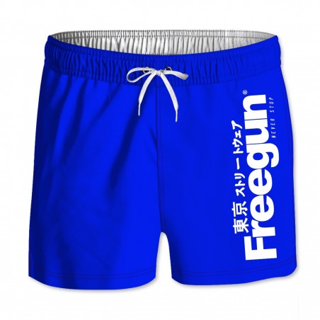 Boardshort Court Freegun garçon ceinture élastique Logo