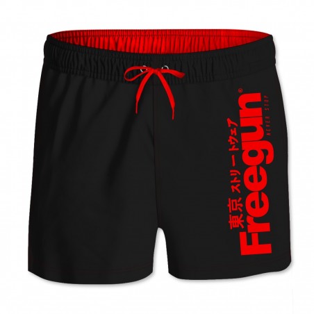 Boardshort Court Freegun garçon ceinture élastique Logo