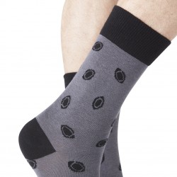 Lot de 6 chaussettes de ville Serge Blanco homme en coton