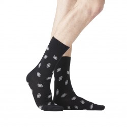 Lot de 3 chaussettes de ville homme en coton peigné doux