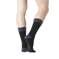 Lot de 3 chaussettes de ville homme en coton peigné doux